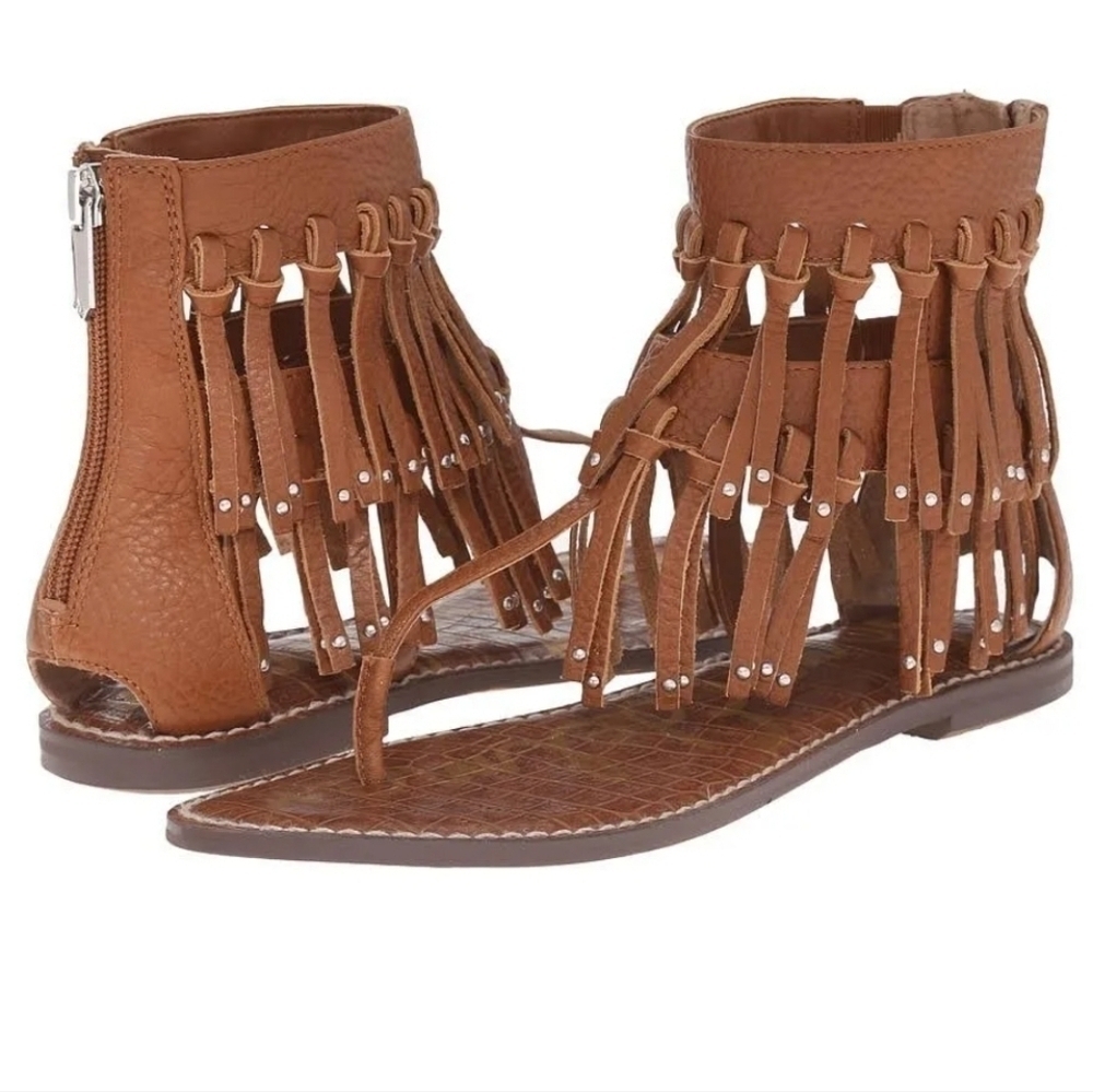 Sam Edelman Womens Riffen Leather Thong Sandals shoes sz 6.5M